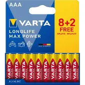 Varta AA/LR06 Longlife Max Power -paristo, 10kpl