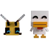 Youtooz Minecraft Monitor Buddiez figuurisetti (Bee & Chicken)