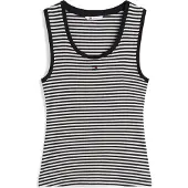 Tommy Hilfiger Toppi 'Essential' musta / valkoinen