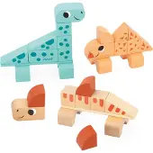 Janod Cubikosaurus Dinosaurukset Rakennettava