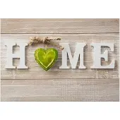 Kärkkäinen Artgeist Home Heart (Green) itseliimautuva fototapetti