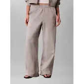Calvin Klein Jeans French Terry Woven Label Jogger - Grey - L