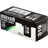 Maxell – Hopeaoksidiparisto, SR527SW (319), 1,55V, 10-pakkaus (18292900)