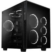 Cepter Carapace Cube T.G RGB Box tietokonekotelo