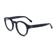 Moncler ML5189 49/23/145 Kiiltävä sininen asetaatti UNISEX ML5189 näkölasit