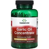 Swanson Health Valkosipuliöljy-konsentraatti, 1500 mg - 500 pehmeää kapselia