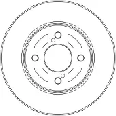 TRW Jarrulevy (1kpl) DF6738