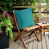 Eurofirany GARDEN4 tyynynpäällinen puutarhaan ja terassille sileästä vedenpitävästä kankaasta 45 x 45 cm, väri: oranssi
