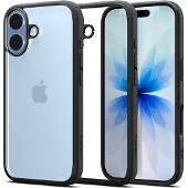 Spigen iPhone 17 Case Ultra Hybrid, Suojus, Apple, iPhone 17, 16 cm (6.3"), musta, Läpinäkyvä