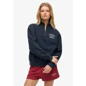 Superdry Athletic Essential Collegepaita Puolivetoketjulla