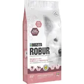 Bozita Robur 12kg Sensitive Single Protein lohi & riisi koiran kuivaruoka