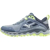 Mizuno Women's Wave Mujin 8 Troposphere/White/Neo Lime Juoksukengät 37