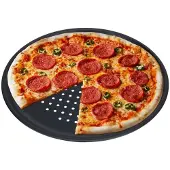 Excellent houseware Tarttumattomalla rei'itetty pizzalevy täydelliseen pizzaan
