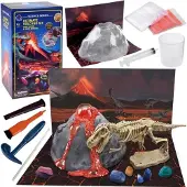 Jokomisiada Yokomisiada opettavainen tulivuori + dinosauruskaivaus pieni arkeologi ZA4726