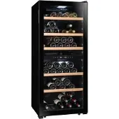 La Sommeliere viinikaappi LS102DZBLACK (vapaasti seisova, 102 pulloa)