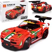 Jokomisiada urheiluauto palikat 164 kpl + tarrat ZA4289