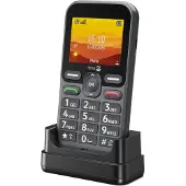 Doro Leva L10, Perusmalli, Yksittäinen SIM, 6,1 cm (2.4"), 2 MP, 1150 mAh, Musta