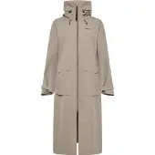 Didriksons Women's Nadja Parka Long 4 Ash Brown Parkatakit vuorettomat 40