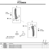 Shimano Fc-en500 Vasen Kampi