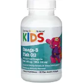 California Gold Nutrition , Lasten Omega-3 Kalakasvainöljy, Luonnollinen Straberi, 60 Kalakasvainöljy pehmolevytabletteja