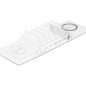 DeLOCK 41451, Sisätila, USB, Langaton lataaminen, Valkoinen
