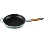 Le Creuset Signature -paistinpannu puukahvalla 28 cm Sea Salt