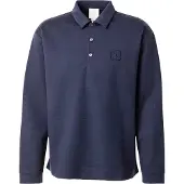 Calvin Klein Ls Stretch Wool Blend Interlock - Navy - L