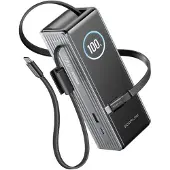 EcoFlow RAPID 25000mAh, 100W -varavirtalähde, Musta