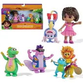 Dora the explorer Figure Gift 5 Pack - Pink - ONE SIZE