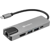 Sandberg USB-C 5in1 Travel Dock Saver (336-99)