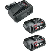 Gardena Tarvikesarja 970794701; 18 V; 2x2,5 Ah akku