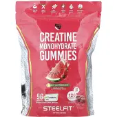 Steelfit , Kreatiini Monohydraatti Gummies, Juicy Vesiomena, 120 Gummies