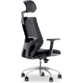 Urban Factory Ergonominen työtuoli - - Musta - Korkeus säädettävä - Pyörillä - 1 paikka