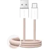 Puro Fabrik 10W braided USB-A - USB-C 1.5m - beige