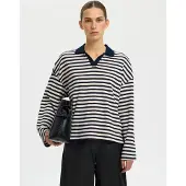 Selected Slfmilly Ls Polo - Navy - L