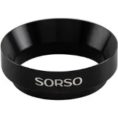 Sorso Barista annostelurengas, alumiini, 58 mm – musta