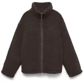 Vero Moda Fleecetakki 'VMKARLA' ruskea