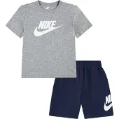 Nike Club Tee & Short Set - Grey - 110/116