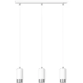 Valotorni Fumiko riippuvalaisin 45cm 3xGU10 valkoinen/Kromi