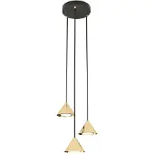 Valotorni Elit riippuvalaisin 20cm 3xGX53 kulta. musta/kulta