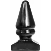 All Black Vinyl Anal Plug 28,5 cm