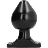 All Black Vinyl Anal Plug 19 cm