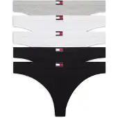 Tommy Hilfiger 5 Pack Thong - Grey - S