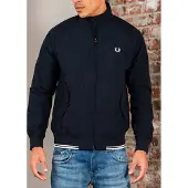 Fred perry Crinkle Harrington Jkt - Navy - L