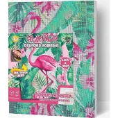 Planet pikselitaide askartelusetti flamingo 30x40 cm, SP45553