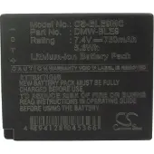 Cameron Sino Panasonic DMW-BLE9 DMW-BLE9PP akku - 750 mAh