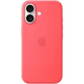 Apple iPhone 17 Silicone Case w/ MagSafe - Bright Guava