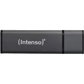 Intenso 3521495, 128 GB, USB A-tyyppi, 2.0, 28 MB/s, Suojus, Antrasiitti