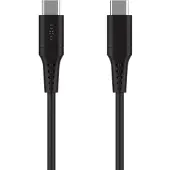 FIXED LIQUID Silicone cable 60W USB-C/C 0.3m Black