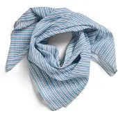 Pieces Pcjolanda Square Scarf Bc - Blue - ONE SIZE